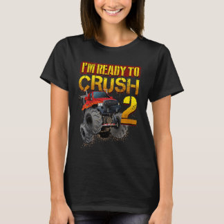 T-shirt Enfants que je vais écraser étant 2 ans 2e naissan