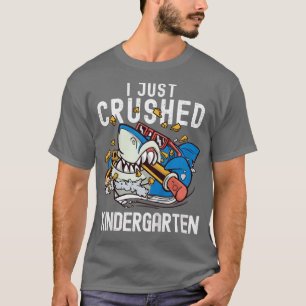 T-shirt Enfants requin Je viens de broyer la maternelle De