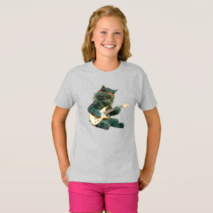 T-shirt Enfants Rock Star Chat Mignon