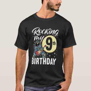 T-shirt Enfants Rocks Mon 9e anniversaire I Guitare électr