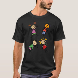 T-shirt Enfants Romping joyeux