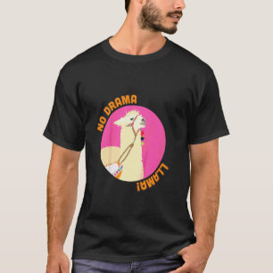 T-shirt Enfants sans drame Lama coloré