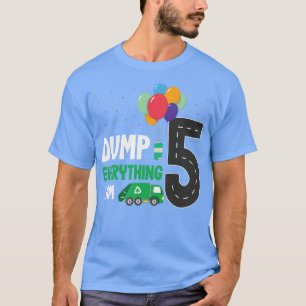 T-shirt Enfants Sauter tout Im 5 - Garçon 5 Anniversaire T