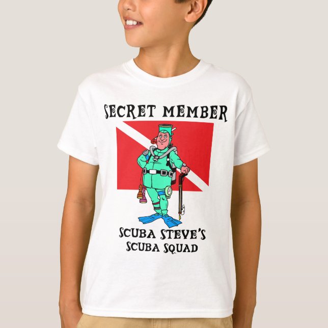 T-shirt Enfants secrets de Steve de SCAPHANDRE de membre (Devant)