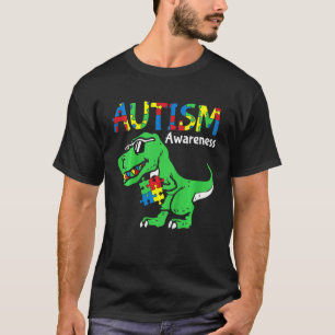 T-shirt Enfants Sensibilisation à l'autisme Dino Autiste G