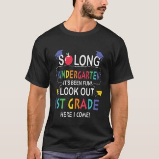 T-shirt Enfants Si Longs Kindergaten Regarde dehors 1E Ann