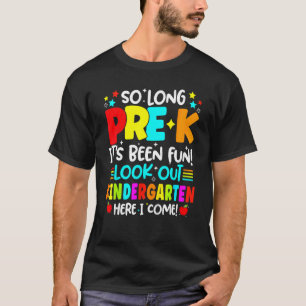 T-shirt Enfants Si Longs Pré K maternelle Ici Gradué Retou