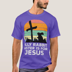 T-shirt Enfants Silly Rabbit Pâques Est Pour Jésus Chrétie