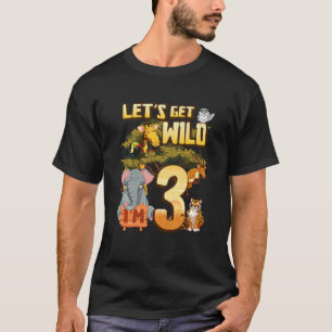 T-shirt Enfants Soyons Sauvages Je suis 3 Safari Animal Zo