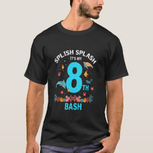 T-shirt Enfants Splish Splash 8e anniversaire Bash Future