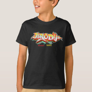 T-shirt Enfants Streetwear : Graffiti de Brody