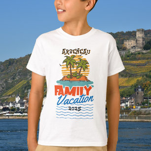 T-shirt Enfants Sunset Family Cruise Personnalisez