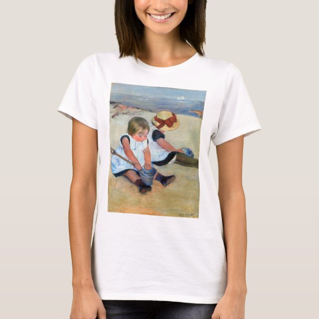 T-shirt Enfants sur la plage, Cassatt (Devant)