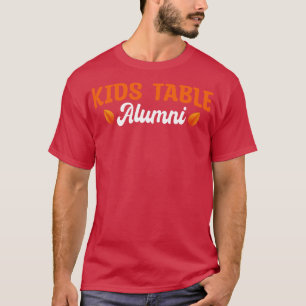 T-shirt Enfants Table Alumni Funky Retro Leaf Matching Mer