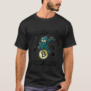 T-shirt Enfants Toddler Hodler Bitcoin Ninja avec lunettes