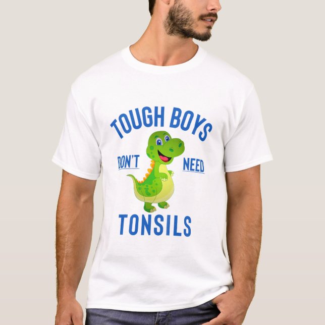 T-shirt Enfants Tonsils Out Cadeau Pour Garçons - Tonsille (Devant)