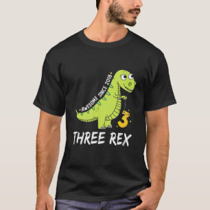 T-shirt Enfants Trois Rex Fête Décorations Fille Garçon