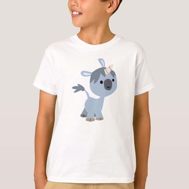 T-shirt Enfants Unicorn Bébé joyeux dessin animé (Devant)