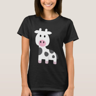 T-shirt Enfants Vache Moo Drôle Mignon Animaux De Ferme Va