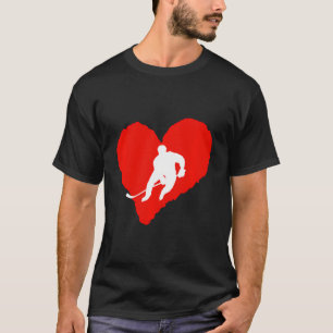T-shirt Enfants Valentine Day Drôle Hockey pour les garçon