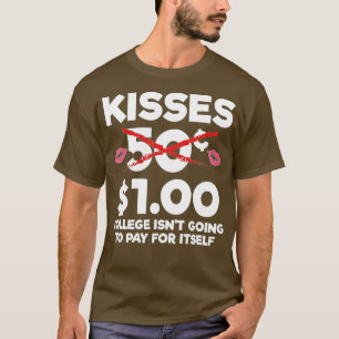 T-shirt Enfants Valentines Jour Pour Garçons Funny Baisers
