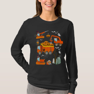 T-shirt Enfants Véhicule de construction Halloween Crane T