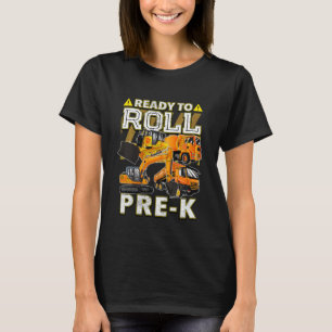 T-shirt Enfants Véhicules de construction Retour À L'École