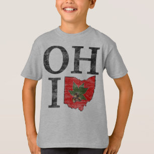 T-shirt Enfants vintages typographiques d'écrou de