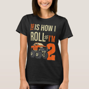 T-shirt Enfants Voici comment je roule Monster Truck 2e an