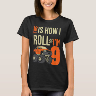 T-shirt Enfants Voici comment je roule Monster Truck 9e an