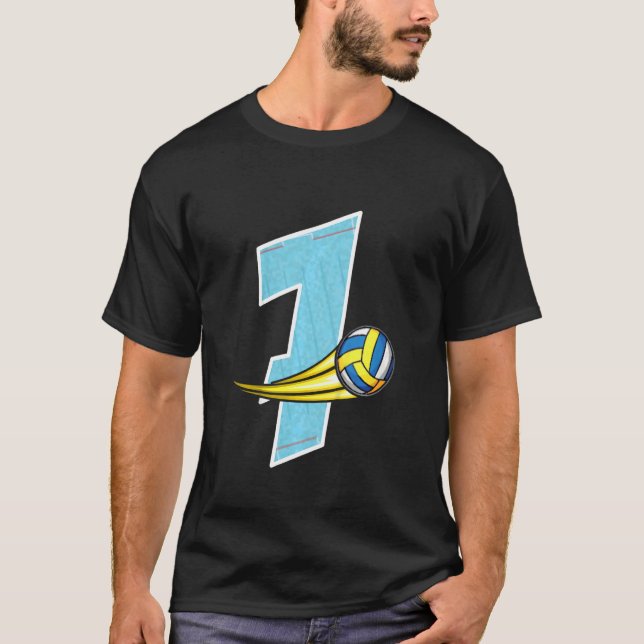 T-shirt Enfants Water Polo 7e anniversaire I'm 7 Children' (Devant)