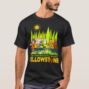 T-shirt Enfants Yellowstone Jr Famille Parc National Souve