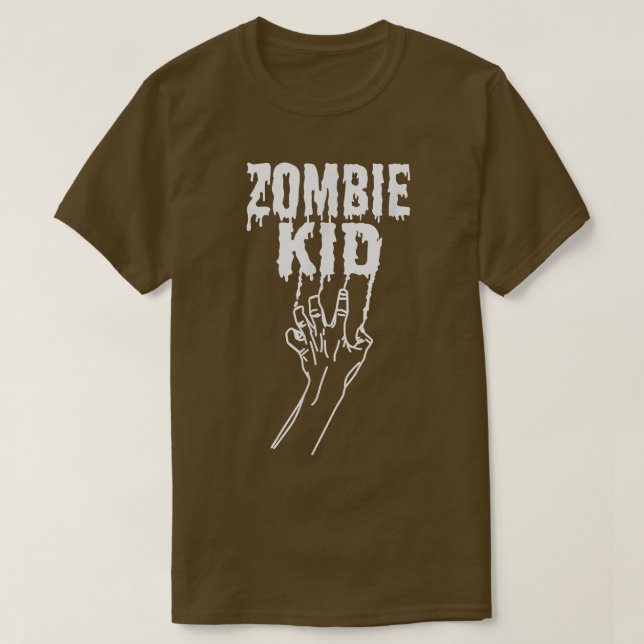 T-shirt Enfants Zombie Halloween Boys 6933 (Design devant)
