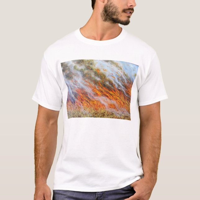 T-shirt Enfer 2014 du feu de brousse (Devant)