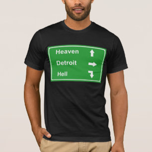 T-shirt Enfer Detroit de ciel