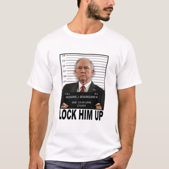T-shirt Enfermez-le - Jeff Sessions (Devant)