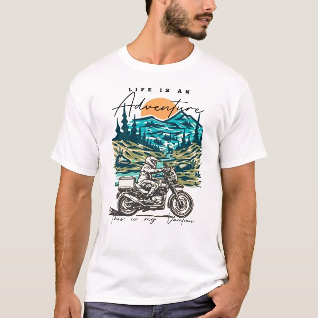 T-shirt Enfield himalayan conceptions (Devant)