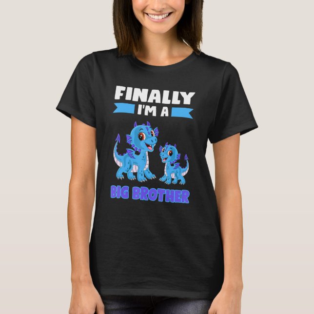 T-shirt Enfin, je suis un Big Brother Big Brother (Devant)