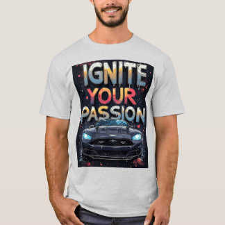 T-shirt 🔥 Enflammez la passion Conception d'éclaboussure