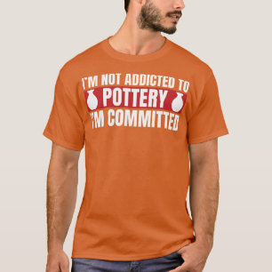 T-shirt Engagé À Pottery Funny Potter Clay