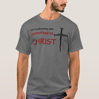 T-shirt Engagement à Christ SJV Confirmation Retraite Prem