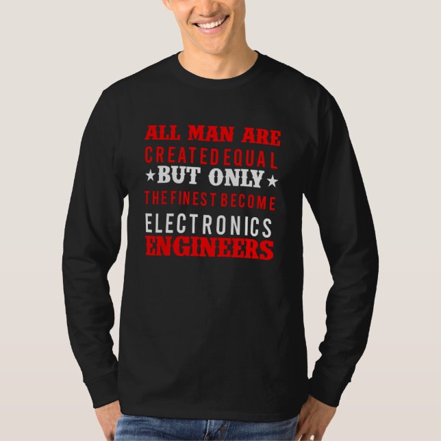 T-shirt Engineer Engineering Biomedical Electrician Design (Devant)