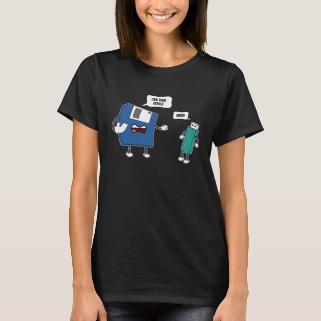 T-shirt Engineering Floppy Disk Computer Engineer Programm (Devant)