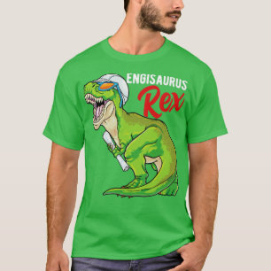 T-shirt Engisaurus Rex Ingénieur Dinosaur T Rex Ingénierie
