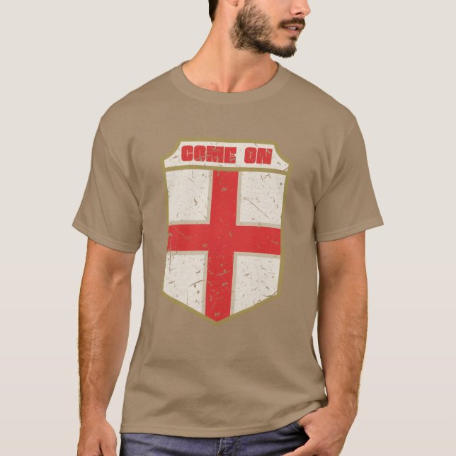 T-shirt England Sports vintage (Devant)