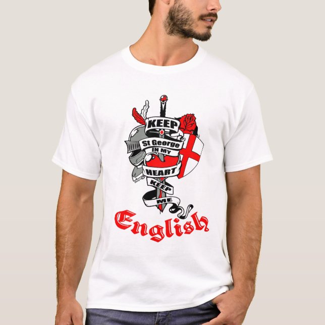 T-SHIRT ENGLANDS ST GEORGE (Vorderseite)