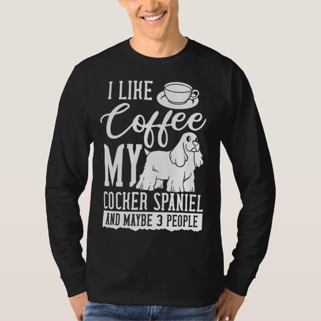 T-shirt English Cocker Spaniel Dog  Puppies Owner   5 (Devant)