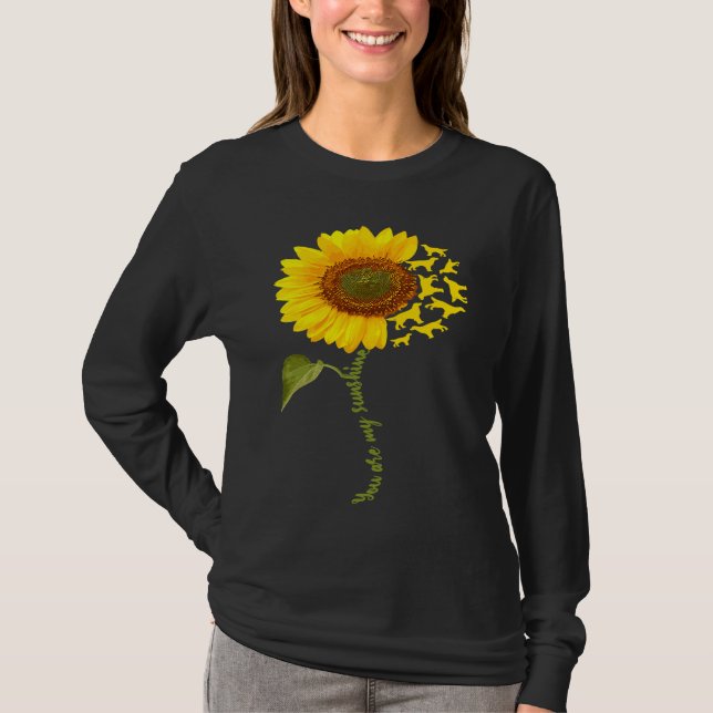 T-shirt English Setter Sunflower (Devant)