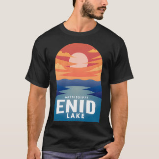 T-shirt Enid Lake MS Retro Sunset