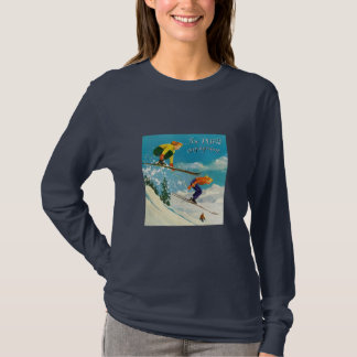 T-shirt Enjoying ski